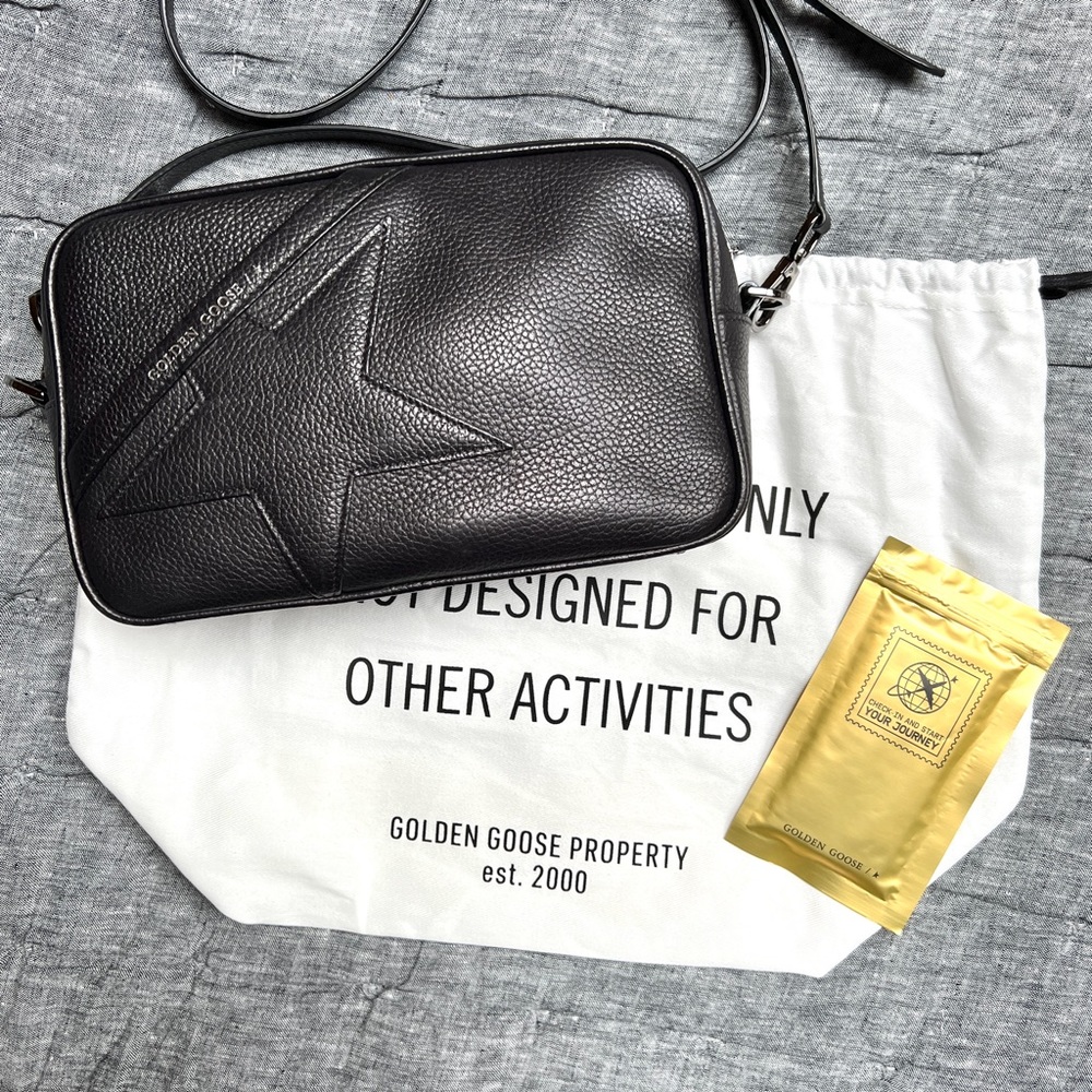 Golden Goose Star Camera Bag Black